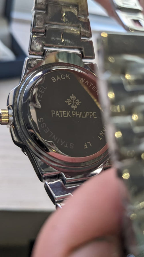 Patek Philippe Nautilus silver dial